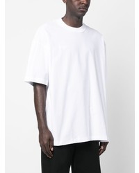 T-shirt à col rond blanc Vetements