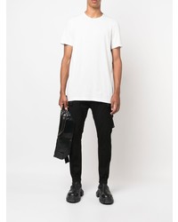 T-shirt à col rond blanc Rick Owens DRKSHDW