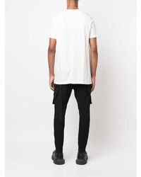 T-shirt à col rond blanc Rick Owens DRKSHDW