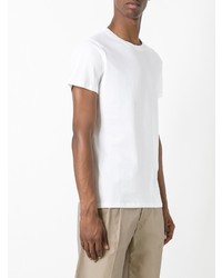 T-shirt à col rond blanc A.P.C.