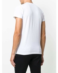 T-shirt à col rond blanc Jil Sander