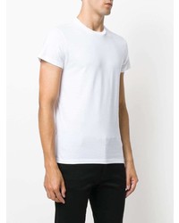 T-shirt à col rond blanc Jil Sander