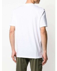 T-shirt à col rond blanc Jil Sander