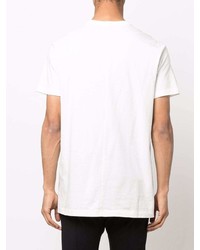 T-shirt à col rond blanc Rick Owens