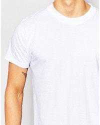 T-shirt à col rond blanc Pringle