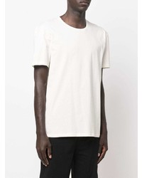 T-shirt à col rond blanc Paul Smith