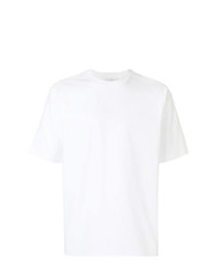 T-shirt à col rond blanc Cédric Charlier