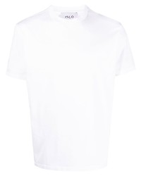 T-shirt à col rond blanc D4.0