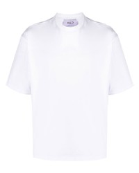 T-shirt à col rond blanc D4.0