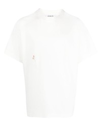 T-shirt à col rond blanc Damir Doma