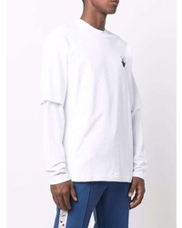 T-shirt à col rond blanc Off-White