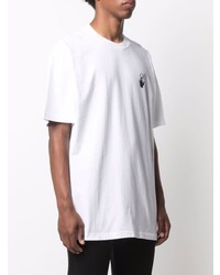 T-shirt à col rond blanc Off-White