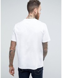 T-shirt à col rond blanc Farah