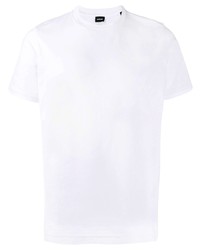 T-shirt à col rond blanc Diesel