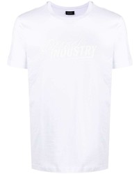 T-shirt à col rond blanc Diesel