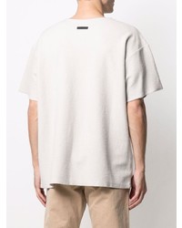 T-shirt à col rond blanc Fear Of God