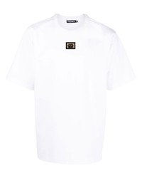 T-shirt à col rond blanc Dolce & Gabbana