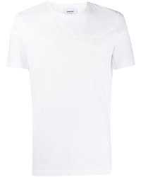 T-shirt à col rond blanc Dondup