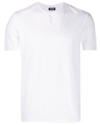 T-shirt à col rond blanc DSQUARED2