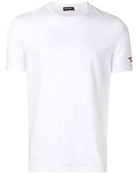 T-shirt à col rond blanc DSQUARED2