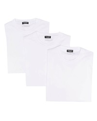 T-shirt à col rond blanc DSQUARED2