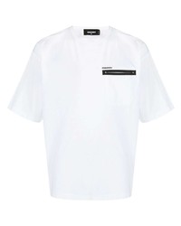 T-shirt à col rond blanc DSQUARED2