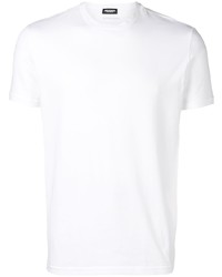 T-shirt à col rond blanc DSQUARED2