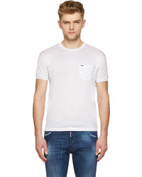 T-shirt à col rond blanc DSQUARED2