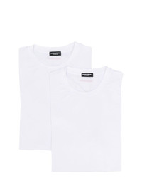 T-shirt à col rond blanc DSQUARED2