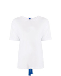 T-shirt à col rond blanc Dvf Diane Von Furstenberg