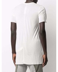 T-shirt à col rond blanc Rick Owens