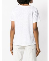 T-shirt à col rond blanc MiH Jeans