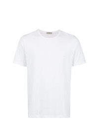 T-shirt à col rond blanc Egrey