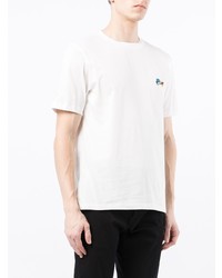 T-shirt à col rond blanc Paul Smith