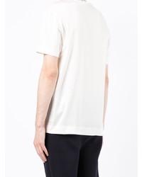 T-shirt à col rond blanc Emporio Armani