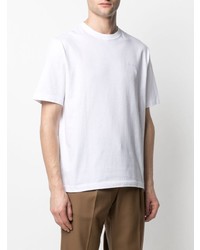 T-shirt à col rond blanc Lanvin