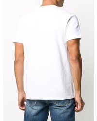 T-shirt à col rond blanc A.P.C.