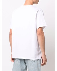 T-shirt à col rond blanc Maison Labiche