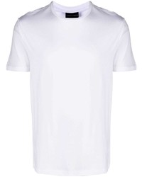 T-shirt à col rond blanc Emporio Armani