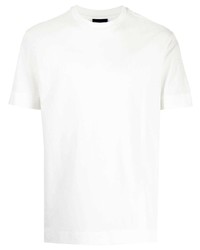 T-shirt à col rond blanc Emporio Armani