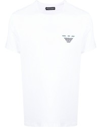 T-shirt à col rond blanc Emporio Armani