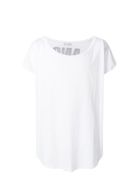 T-shirt à col rond blanc Faith Connexion