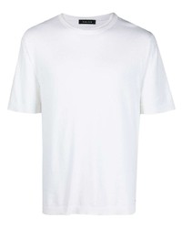 T-shirt à col rond blanc Falke