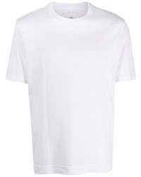 T-shirt à col rond blanc Fedeli