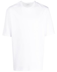 T-shirt à col rond blanc Ferragamo