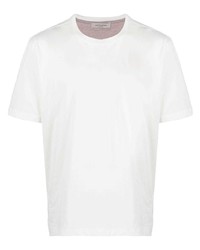 T-shirt à col rond blanc Fileria