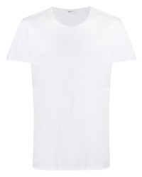 T-shirt à col rond blanc Filippa K