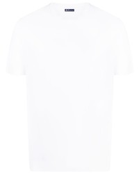 T-shirt à col rond blanc Finamore 1925 Napoli