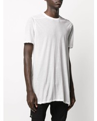 T-shirt à col rond blanc Rick Owens