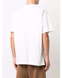 T-shirt à col rond blanc 424